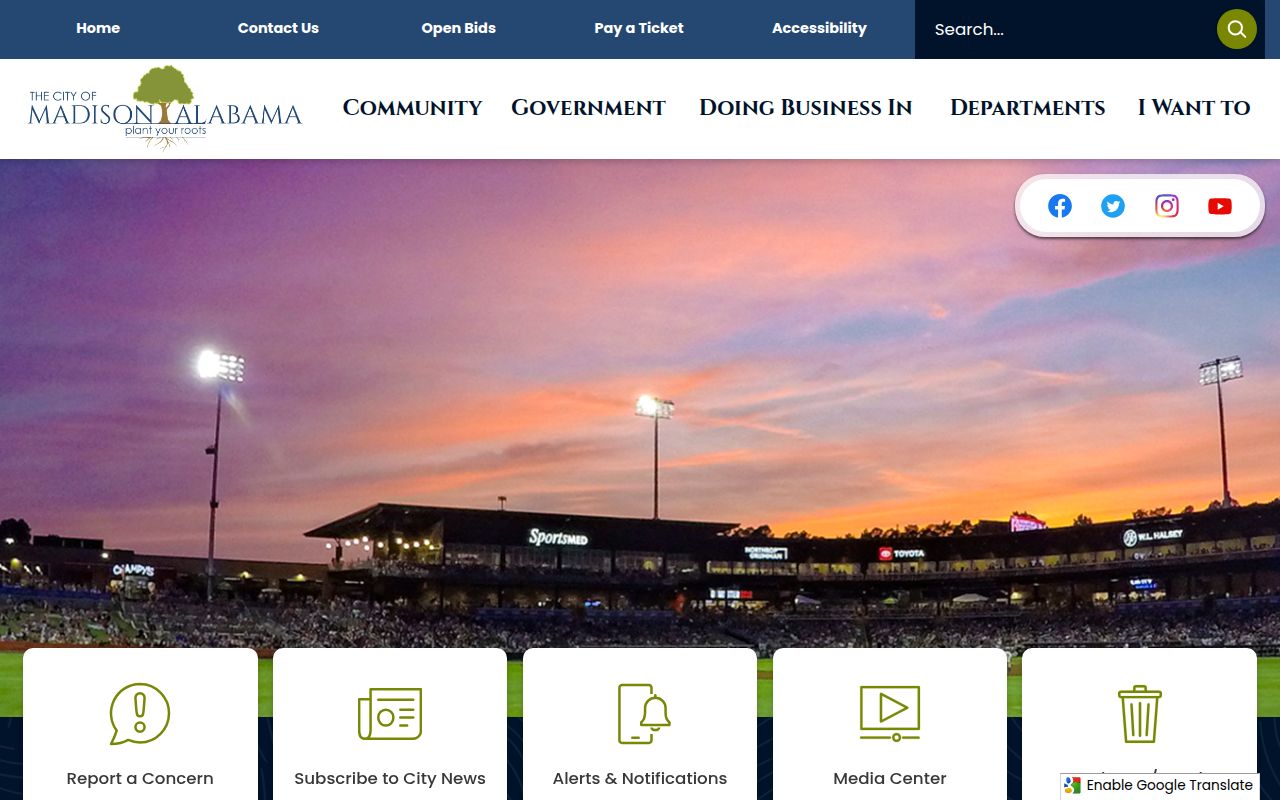 City of Madison government website